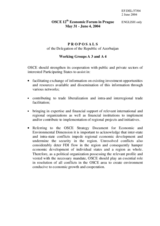 Proposals of the Delegation of the Republic of Azerbaijan, Working Group A3 and A4