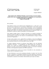 Intervention by Mr. Moheidine El Kadiri, Counsellor of the Permanent Mission of the Kingdom of Morocco to Vienna