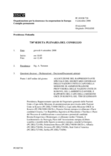 Journal of the 730th Plenary Meeting of the Permanent Council (it)