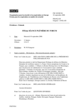 Journal of the 555th Plenary Meeting of the Forum for Security Co-operation (fr)