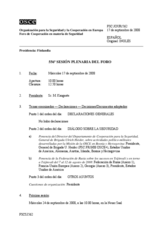 Journal of the 556th Plenary Meeting of the Forum for Security Co-operation (es)