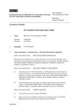 Journal of the 557th Plenary Meeting of the Forum for Security Co-operation (es)