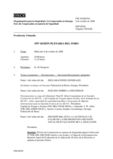 Journal of the 559th Plenary Meeting of the Forum for Security Co-operation (es)