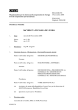 Journal of the 564th Plenary Meeting of the Forum for Security Co-operation (it)