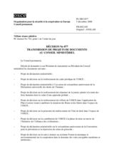 Permanent Council Decision No. 877 (fr)