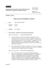 Journal of the 569th Plenary Meeting of the Forum for Security Co-operation (fr)