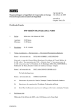 Journal of the 570th Plenary Meeting of the Forum for Security Co-operation (es)