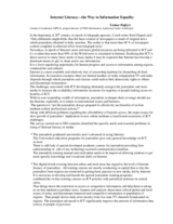 Internet Literacy-the Way to Information Equality, presentation by Yashar Hajiyev, Director of NGO Information Analysing Center Azerbaijan