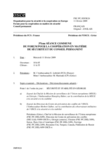 Journal of the 37th Joint Meeting of the Forum for Security Co-operation and the Permanent Council (fr)