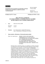 Journal of the 38th Joint Meeting of the Forum for Security Co-operation and the Permanent Council (fr)