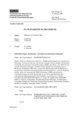 Journal of the 572nd Plenary Meeting of the Forum for Security Co-operation (de)