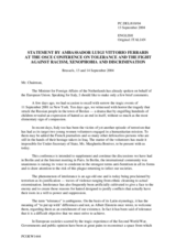 Statement by the Delegation of Italy, session 1