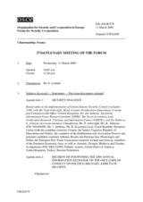 Journal of the 573rd Plenary Meeting of the Forum for Security Co-operation