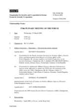 Journal of the 574th Plenary Meeting of the Forum for Security Co-operation