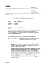 Journal of the 757th Plenary Meeting of the Permanent Council (es)