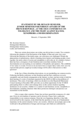 Statement by the Delegation of France