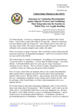 Statement by the US Delegation, session 3