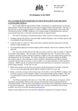 Statement by the Delegation of the United Kingdom on UK's Consultation Exercise on Private Military and Security Companies (PMSCs)