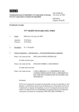 Journal of the 577th Plenary Meeting of the Forum for Security Co-operation (es)