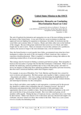 Introductory remarks by the Delegation of the United States, workshop session