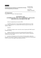 Forum for Security Co-operation Decision No. 3/09 (it)