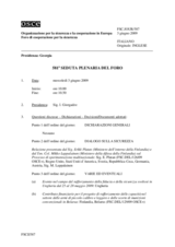 Journal of the 581st Plenary Meeting of the Forum for Security Co-operation (it)