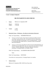 Journal of the 588th Plenary Meeting of the Forum for Security Co-operation (de)