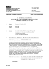 Journal of the 41st Joint Meeting of the Forum for Security Co-operation and the Permanent Council (de)