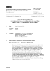 Journal of the 41st Joint Meeting of the Forum for Security Co-operation and the Permanent Council (fr)