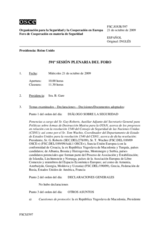 Journal of the 591st Plenary Meeting of the Forum for Security Co-operation (es)