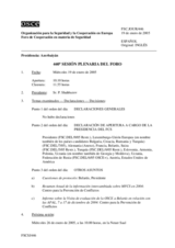 Journal of the 440th Plenary Meeting of the Forum for Security Co-operation (es)