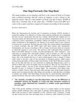 Interview with the Head of the OSCE Mission to Croatia, Nin