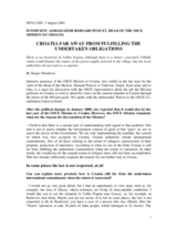 Interview with the Head of the OSCE Mission to Croatia, Novi list