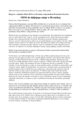 Interview with the Head of the OSCE Mission to Croatia, AIM (hr)