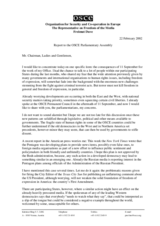 Speech by the Representative on Freedom of the Media to the OSCE Parliamentary Assembly