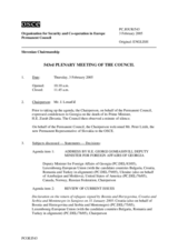 Journal of the 543rd Plenary Meeting of the Permanent Council