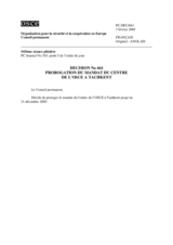Permanent Council Decision No. 661 (fr)