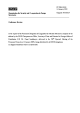 Statement by the Delegation of Kyrgyzstan in response to the address by the Chairman-in-Office of the OSCE, Secretary of State and Minister for Foreign Affairs of the Republic of Kazakhstan, Kanat Saudabayev (ru)