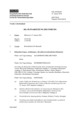Journal of the 601st Plenary Meeting of the Forum for Security Co-operation (de)