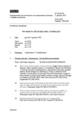 Journal of the 791st Plenary Meeting of the Permanent Council (it)