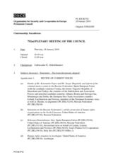 Journal of the 792nd Plenary Meeting of the Permanent Council