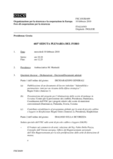 Journal of the 603rd Plenary Meeting of the Forum for Security Co-operation (it)