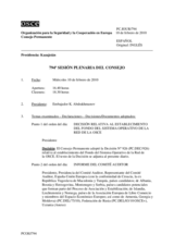 Journal of the 794th Plenary Meeting of the Permanent Council (es)