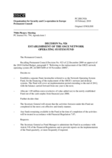 Permanent Council Decision No. 926