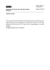 Statement by the Delegation of the Russian Federation on Conflict Prevention and Crisis Management in the OSCE area (ru)