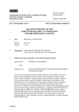 Journal of the 42nd Joint Meeting of the Forum for Security Co-operation and the Permanent Council