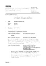 Journal of the 444th Plenary Meeting of the Forum for Security Co-operation (it)