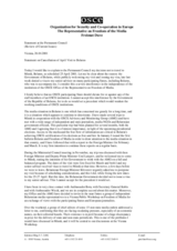 Statement at the Permanent Council