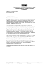 Statement at the Permanent Council