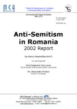 Anti-Semitism 2002 Report for Romania by Marco Maximillian Katz, MCA Romania